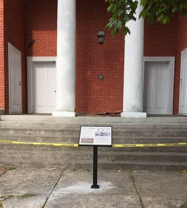 Picture - New Sign outside First Baptist Church